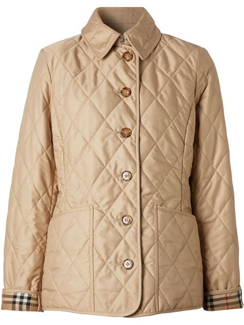 burberry quilted brown|Burberry quilted coats for women.